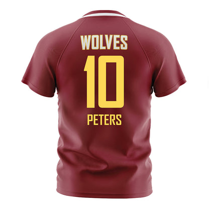 NSU - NCAA Women's Soccer : Deshani Peters - Maroon Soccer Jersey-1