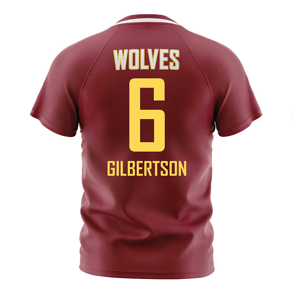 NSU - NCAA Women's Soccer : Sydney Gilbertson - Maroon Soccer Jersey