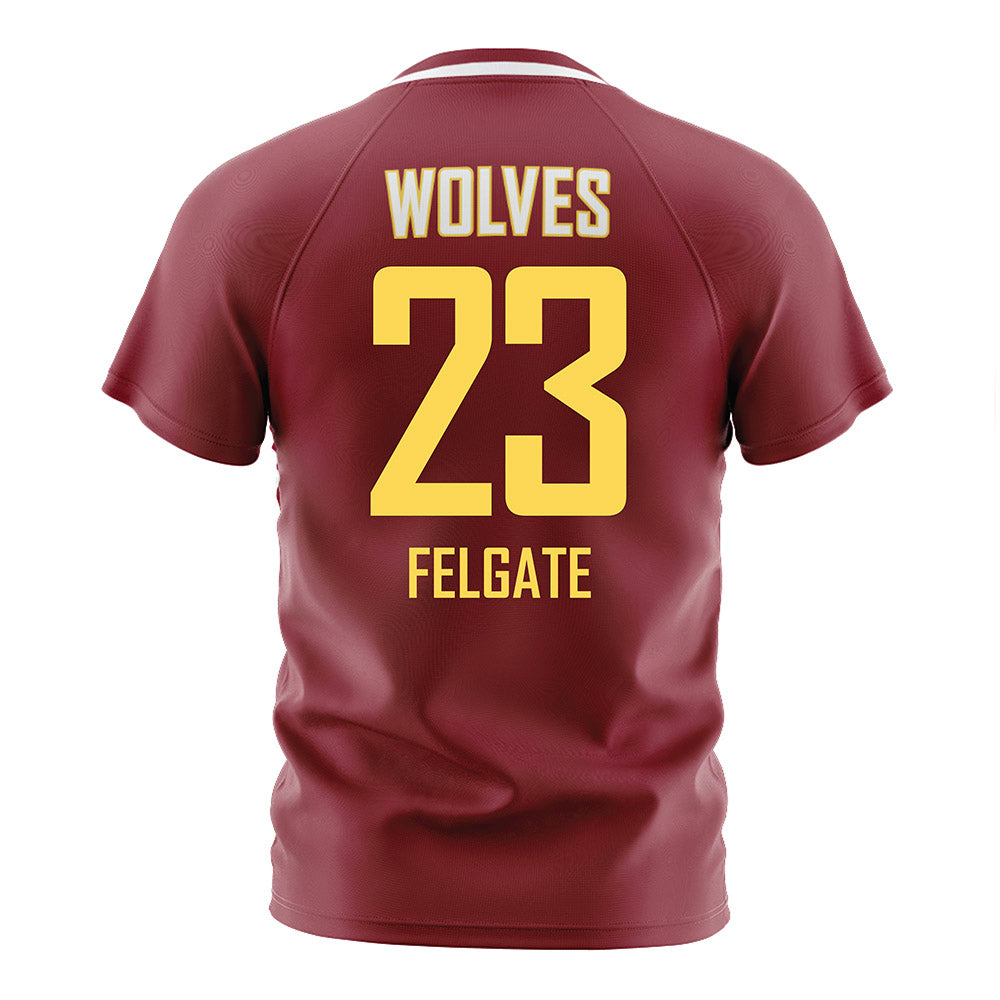 NSU - NCAA Women's Soccer : Molly Felgate - Maroon Soccer Jersey-1