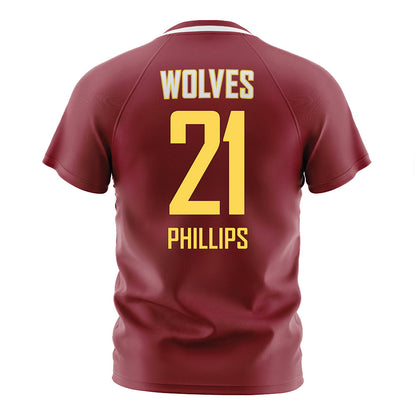 NSU - NCAA Women's Soccer : Alexis Phillips - Maroon Soccer Jersey