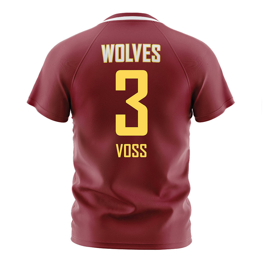 NSU - NCAA Women's Soccer : Chloe Voss - Maroon Soccer Jersey-1