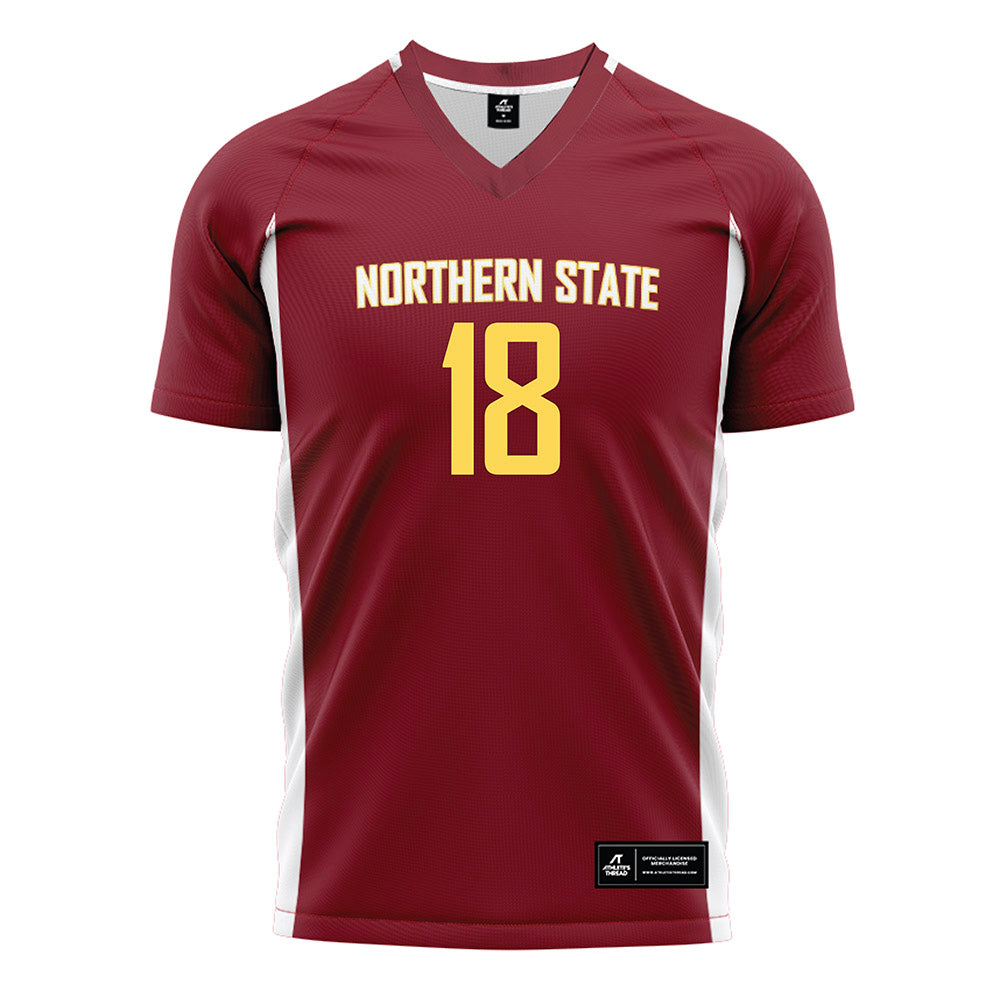 NSU - NCAA Women's Soccer : Clara Nelson - Maroon Soccer Jersey-0