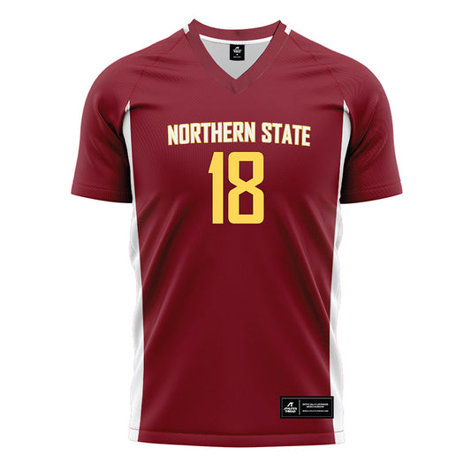 NSU - NCAA Women's Soccer : Clara Nelson - Maroon Soccer Jersey-0