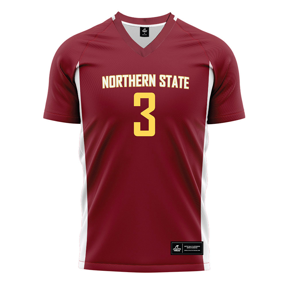 NSU - NCAA Women's Soccer : Chloe Voss - Maroon Soccer Jersey-0