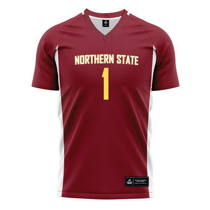 NSU - NCAA Women's Soccer : Ilee Neemeyer - Maroon Soccer Jersey-0