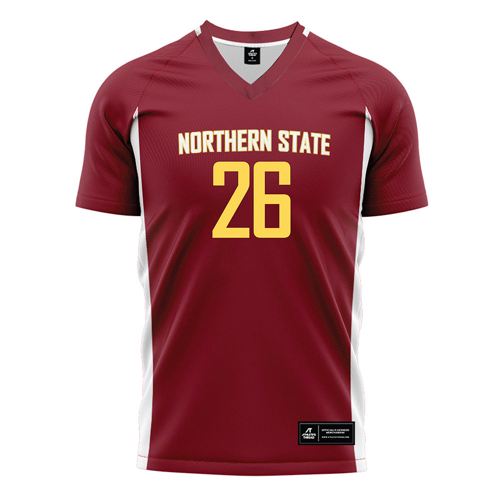 NSU - NCAA Women's Soccer : Kennedi Gack - Maroon Soccer Jersey-0