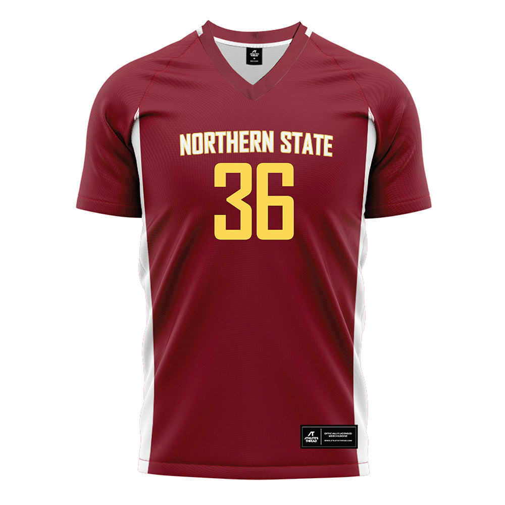 NSU - NCAA Women's Soccer : Savannah Funk - Maroon Soccer Jersey-0