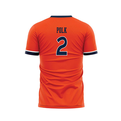 Auburn - NCAA Women's Soccer : Torrey Polk - Orange Soccer Jersey-1