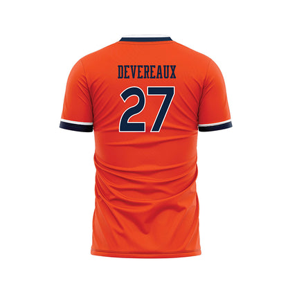 Auburn - NCAA Women's Soccer : Lileah Devereaux - Orange Soccer Jersey-1