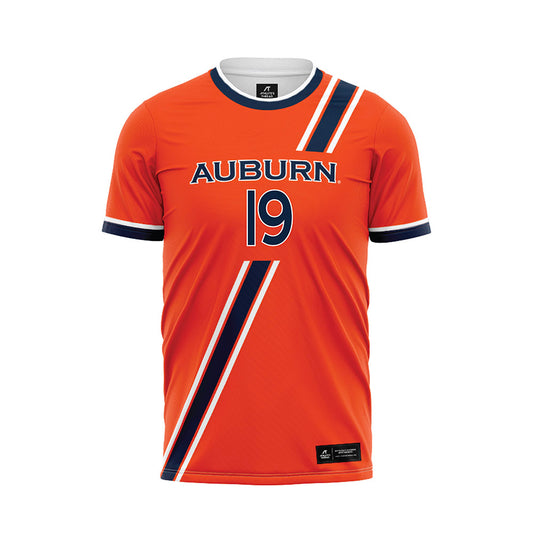 Auburn - NCAA Women's Soccer : Kennedy Husbands - Orange Soccer Jersey-0