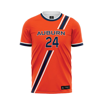 Auburn - NCAA Women's Soccer : Aurora Gaines - Orange Soccer Jersey-0