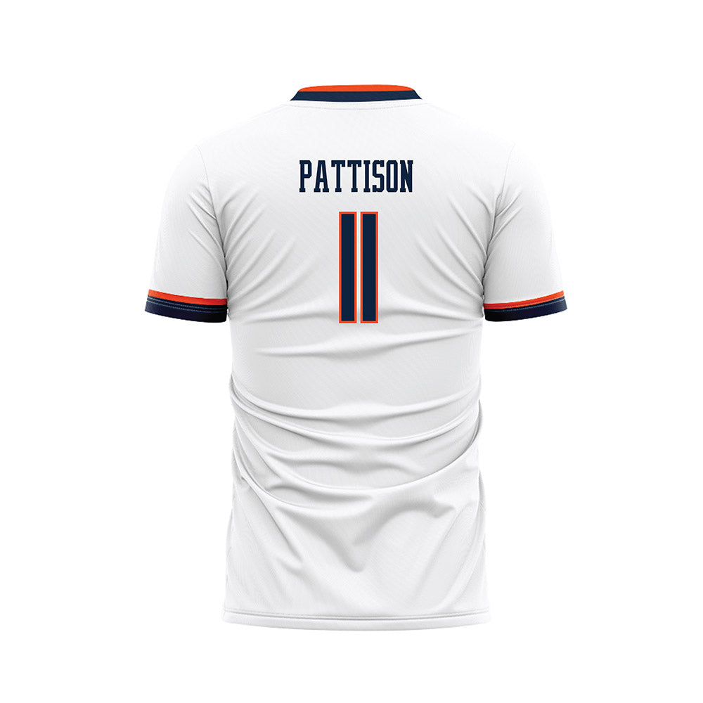 Auburn - NCAA Women's Soccer : Eva Pattison - White Soccer Jersey-1
