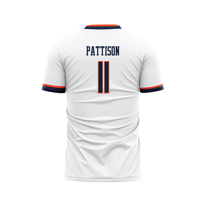 Auburn - NCAA Women's Soccer : Eva Pattison - White Soccer Jersey-1