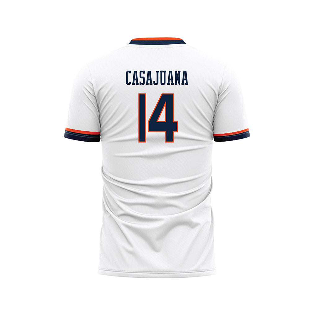 Auburn - NCAA Women's Soccer : Clara Casajuana - White Soccer Jersey-1