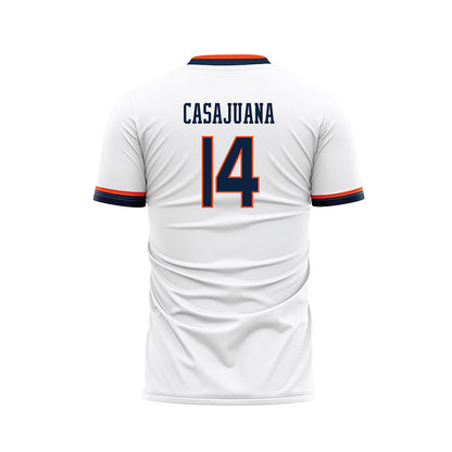 Auburn - NCAA Women's Soccer : Clara Casajuana - White Soccer Jersey-1