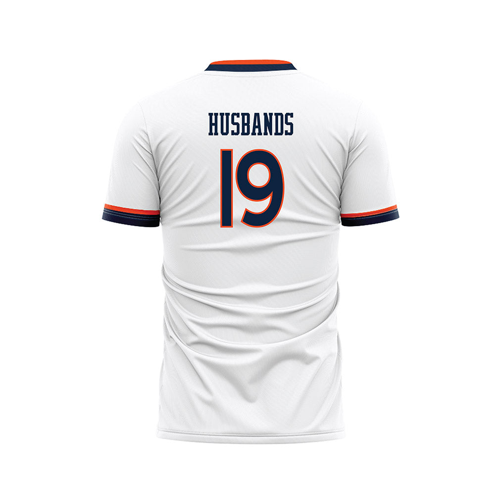 Auburn - NCAA Women's Soccer : Kennedy Husbands - White Soccer Jersey-1