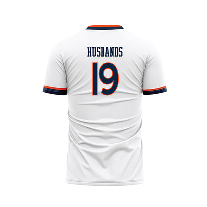Auburn - NCAA Women's Soccer : Kennedy Husbands - White Soccer Jersey-1