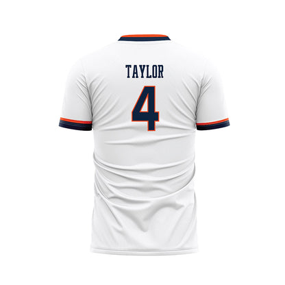 Auburn - NCAA Women's Soccer : Chloe Taylor - White Soccer Jersey-1