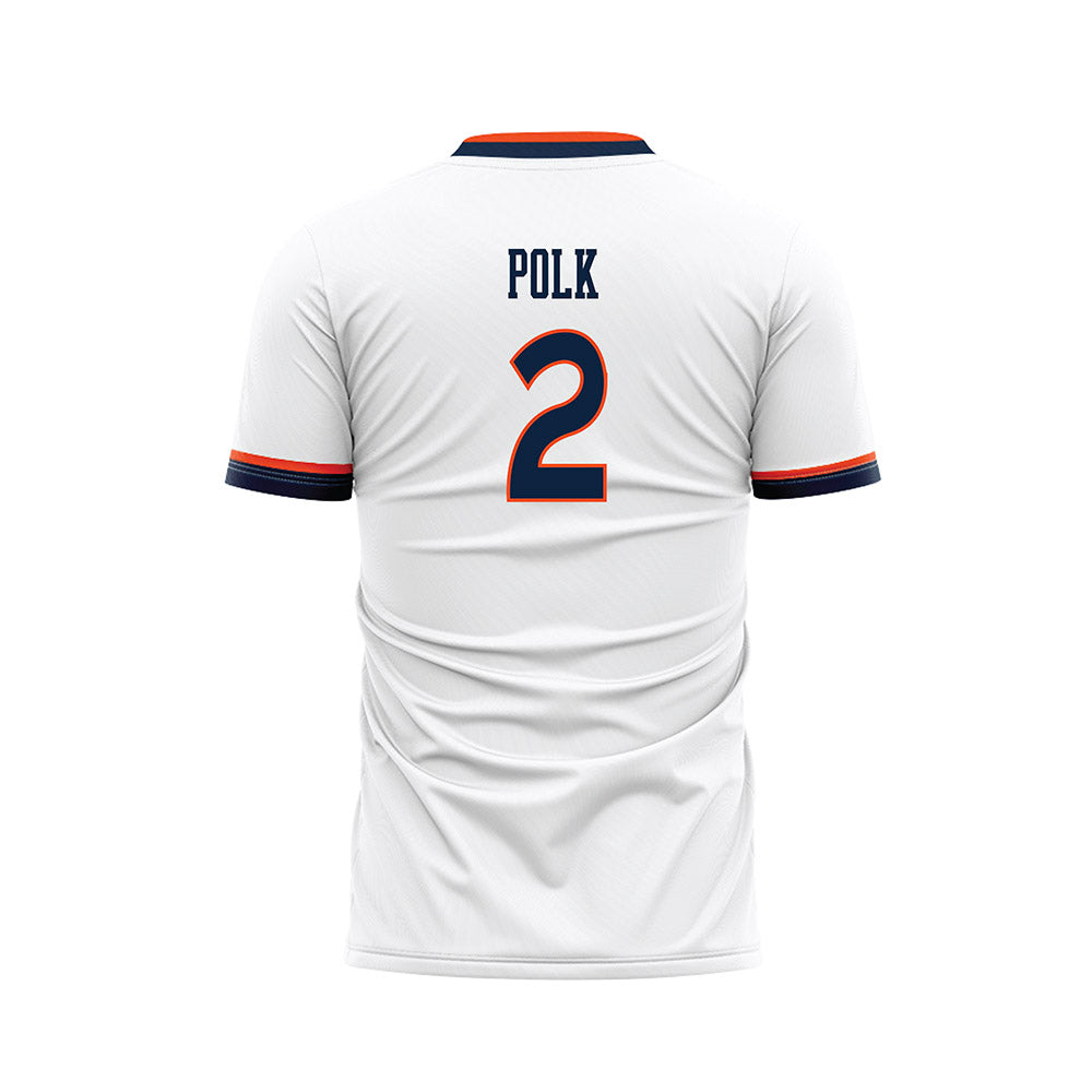 Auburn - NCAA Women's Soccer : Torrey Polk - White Soccer Jersey-1