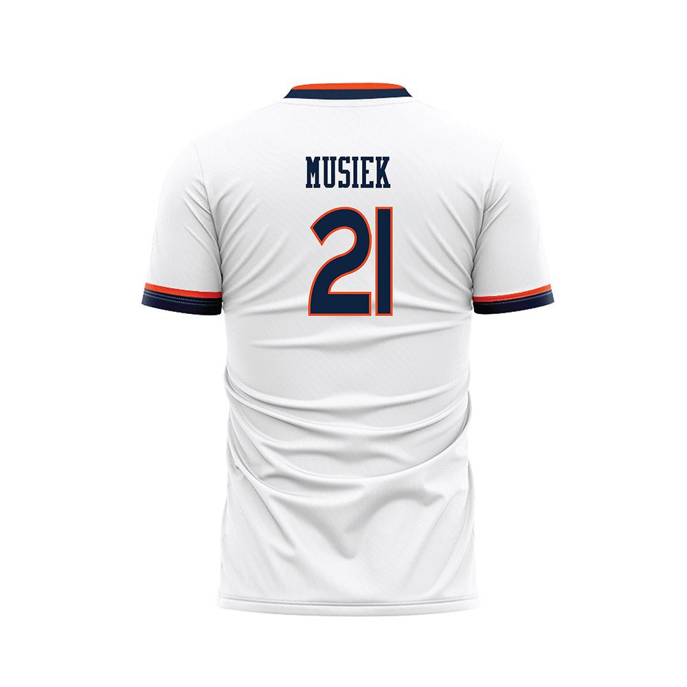 Auburn - NCAA Women's Soccer : Emma Musiek - White Soccer Jersey-1