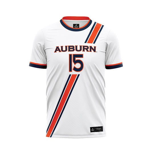 Auburn - NCAA Women's Soccer : Tamar McKey - White Soccer Jersey-0