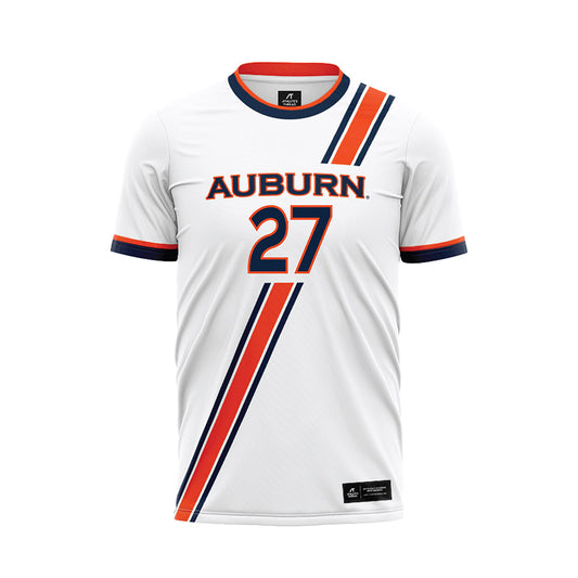 Auburn - NCAA Women's Soccer : Lileah Devereaux - White Soccer Jersey-0