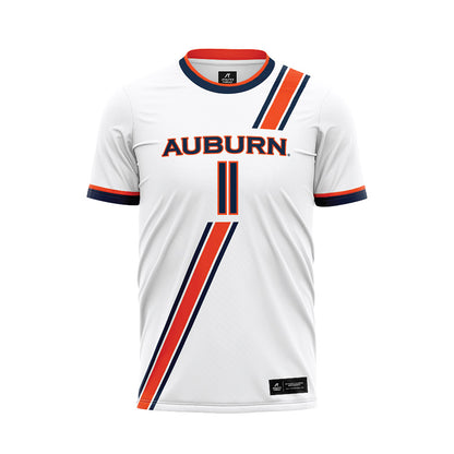 Auburn - NCAA Women's Soccer : Eva Pattison - White Soccer Jersey-0