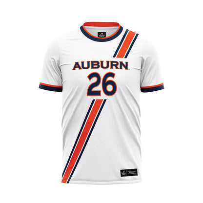 Auburn - NCAA Women's Soccer : Emily Edwards - White Soccer Jersey-0