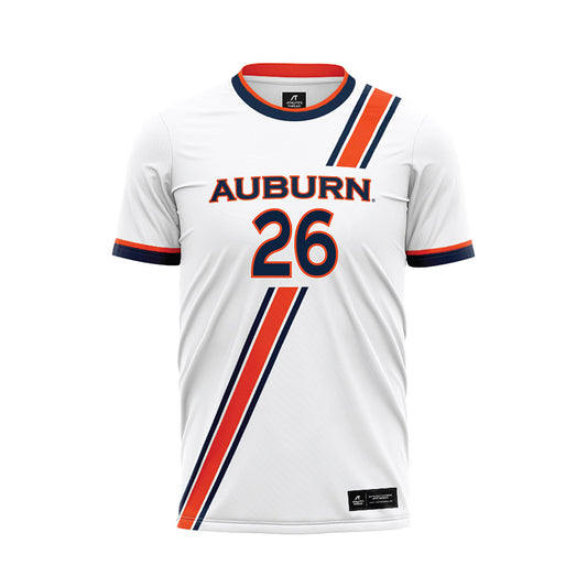 Auburn - NCAA Women's Soccer : Emily Edwards - White Soccer Jersey-0