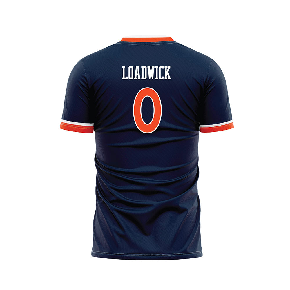 Auburn - NCAA Women's Soccer : Malia Loadwick - Navy Soccer Jersey-1