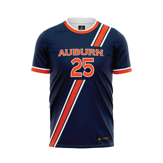 Auburn - NCAA Women's Soccer : Fizz Hutton - Navy Soccer Jersey-0
