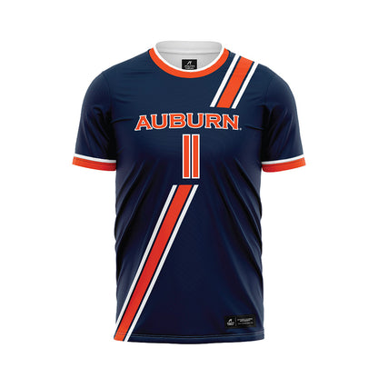 Auburn - NCAA Women's Soccer : Eva Pattison - Navy Soccer Jersey-0