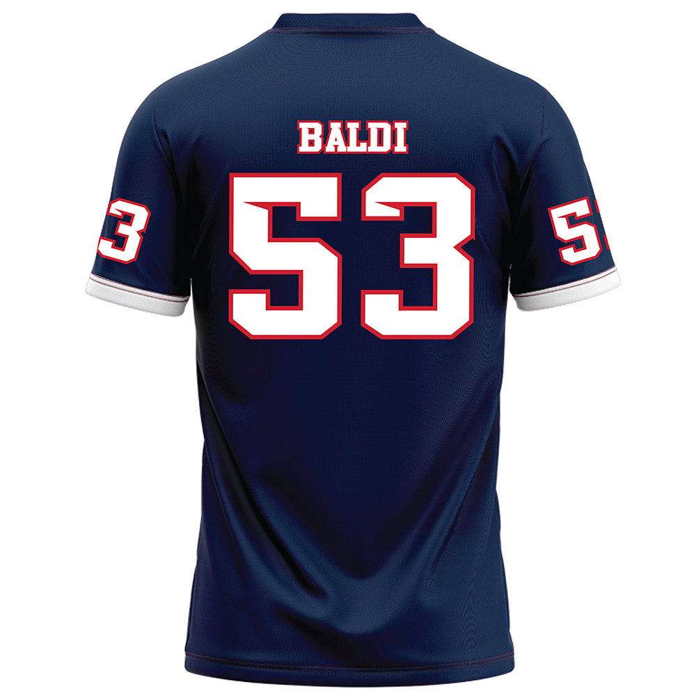 Fresno State - NCAA Football : Jack Baldi - Blue Football Jersey-1