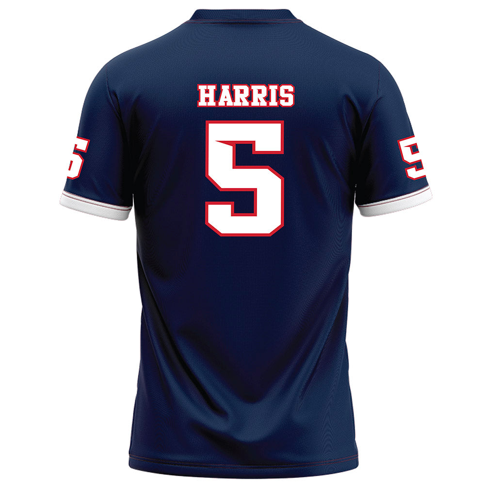 Fresno State - NCAA Football : Simeon Harris - Blue Football Jersey-1