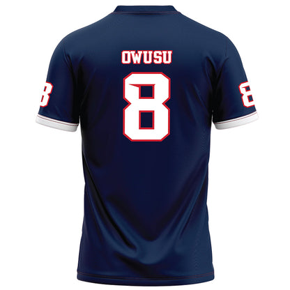 Fresno State - NCAA Football : Martin Owusu - Blue Football Jersey-1
