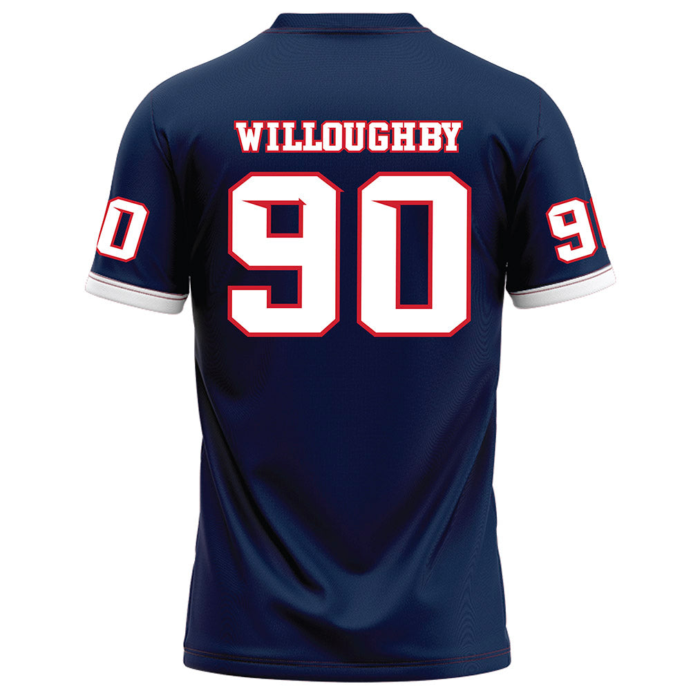 Fresno State - NCAA Football : Cooper Willoughby - Blue Football Jersey-1