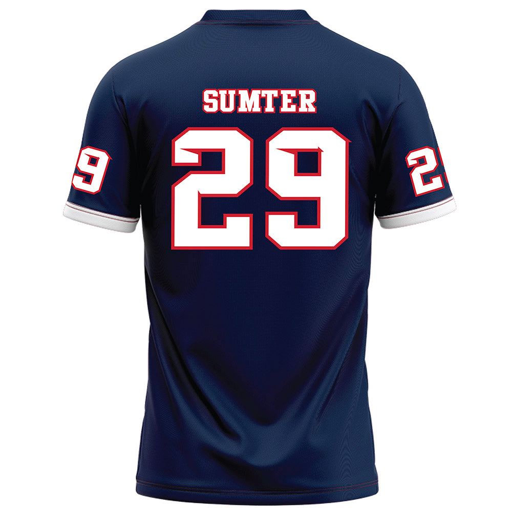 Fresno State - NCAA Football : Malakai Sumter - Blue Football Jersey-1