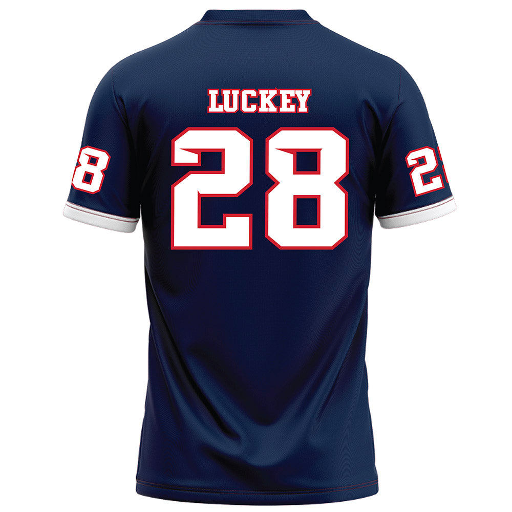 Fresno State - NCAA Football : Jhadis Luckey - Blue Football Jersey-1