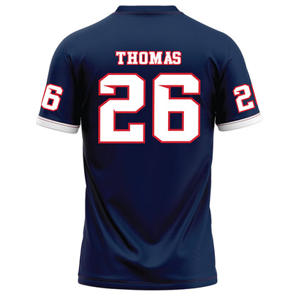 Fresno State - NCAA Football : Tim Thomas - Blue Football Jersey-1