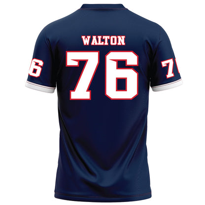 Fresno State - NCAA Football : Brayden Walton - Blue Football Jersey-1