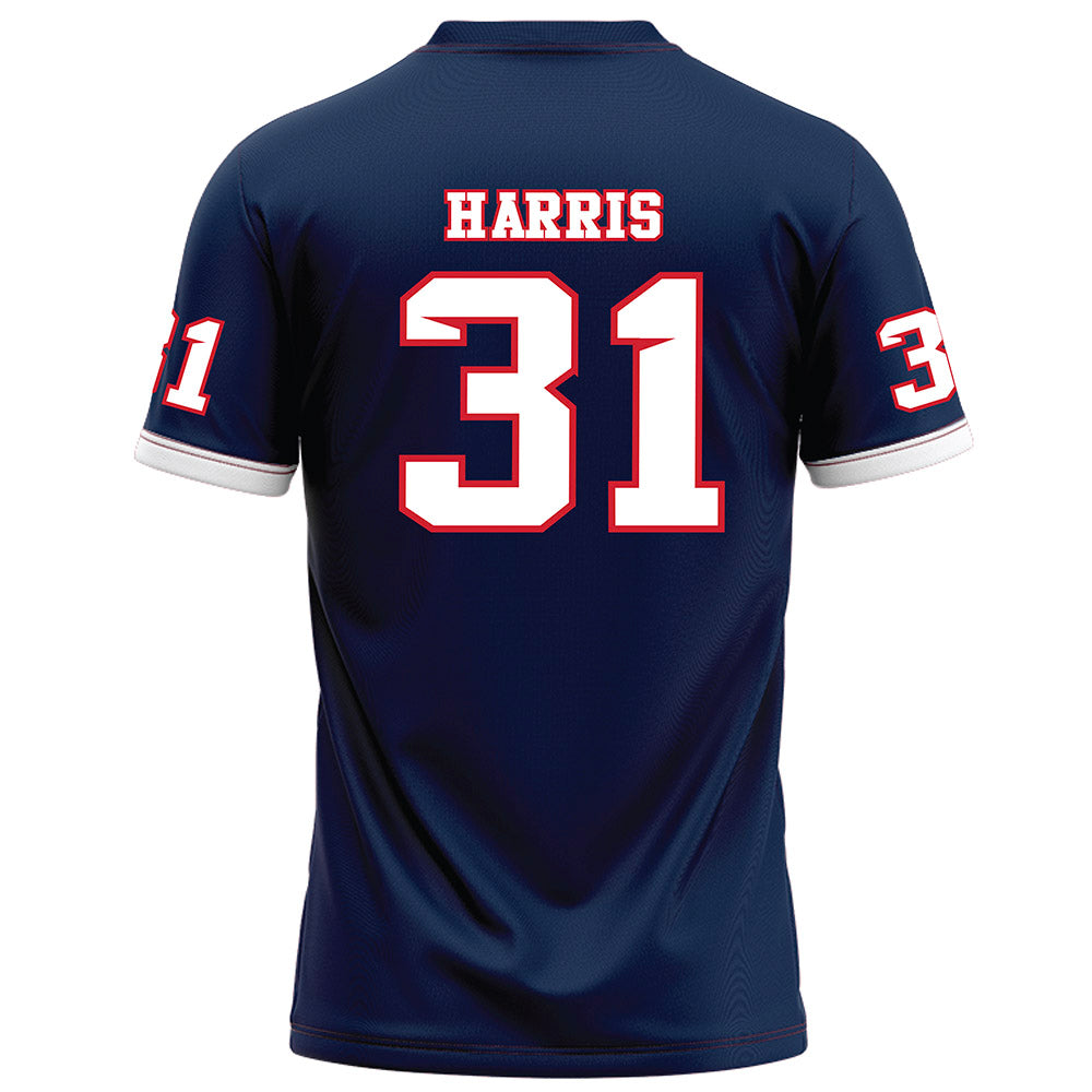 Fresno State - NCAA Football : Kiontre Harris - Blue Football Jersey-1