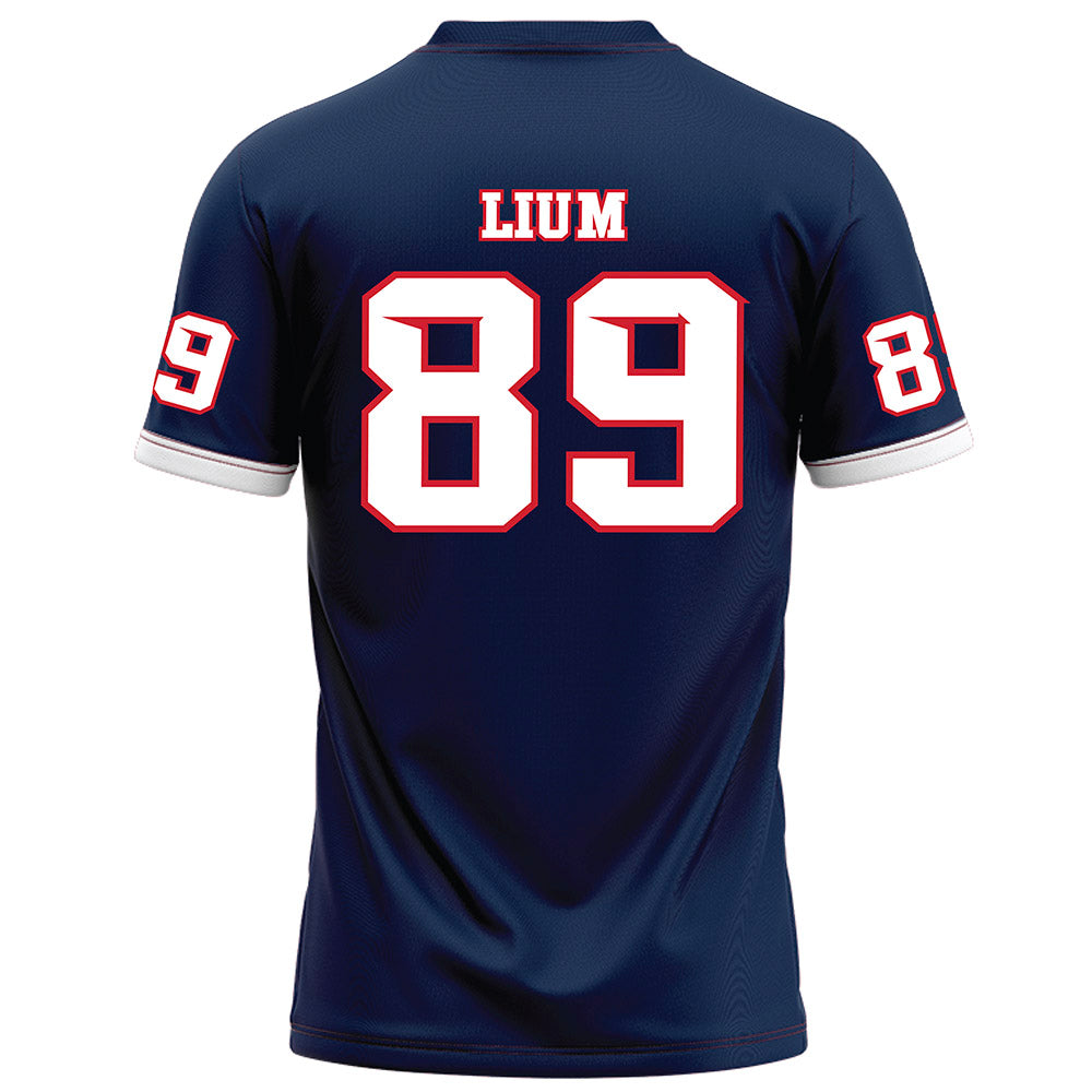Fresno State - NCAA Football : Brock Lium - Blue Football Jersey-1