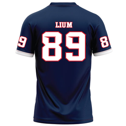 Fresno State - NCAA Football : Brock Lium - Blue Football Jersey-1