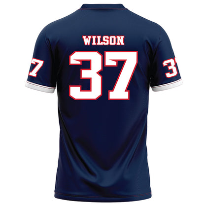 Fresno State - NCAA Football : Ryan Wilson - Blue Football Jersey-1