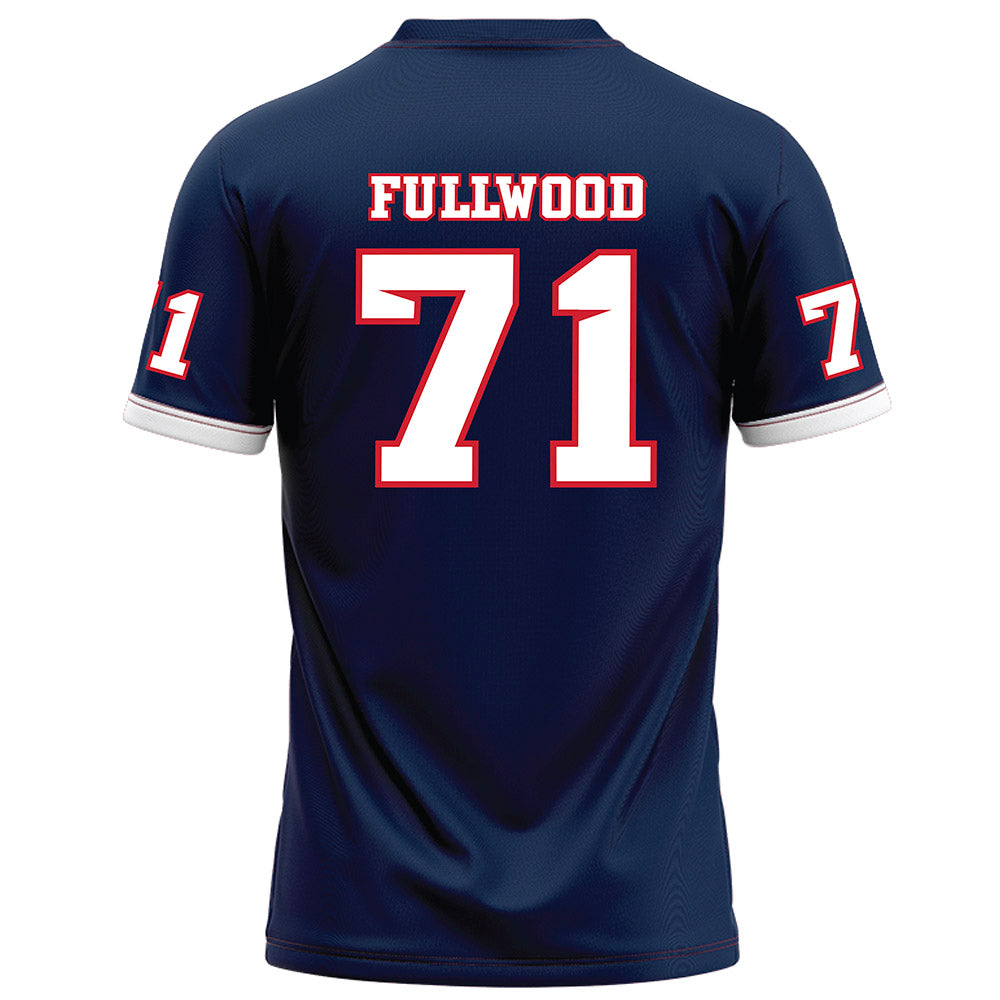 Fresno State - NCAA Football : Rolan Fullwood - Blue Football Jersey-1