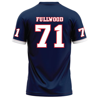Fresno State - NCAA Football : Rolan Fullwood - Blue Football Jersey-1