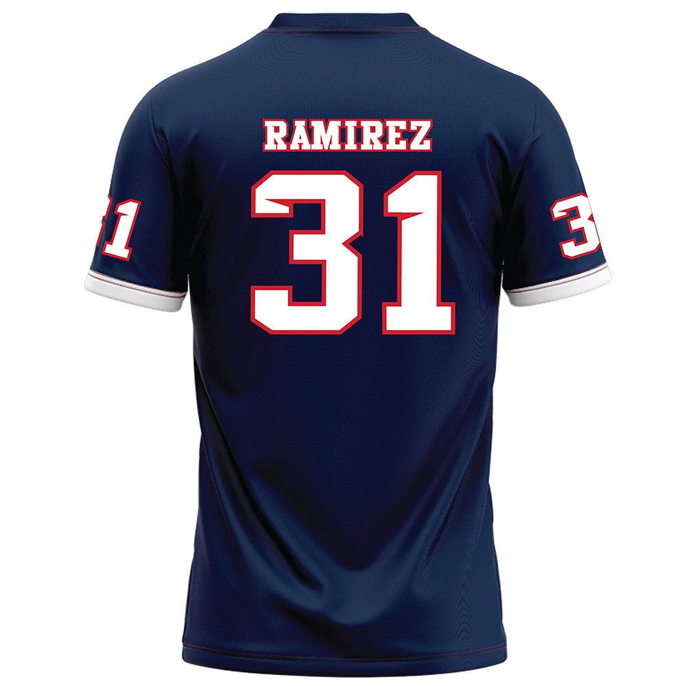 Fresno State - NCAA Football : Brandon Ramirez - Blue Football Jersey-1