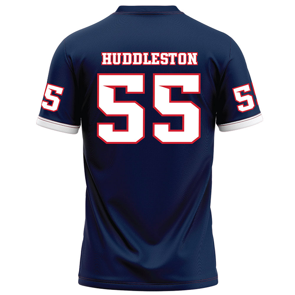 Fresno State - NCAA Football : Brendan Huddleston - Blue Football Jersey-1