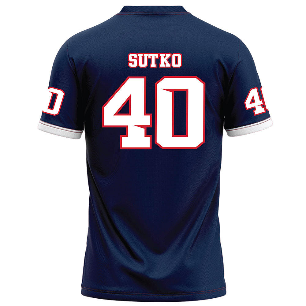 Fresno State - NCAA Football : Jaydon Sutko - Blue Football Jersey-1