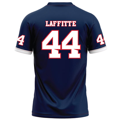 Fresno State - NCAA Football : Deijon Laffitte - Blue Football Jersey-1
